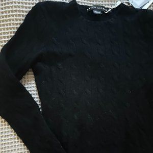 Ralph Lauren 100% Cashmere Women's Sweater in Black